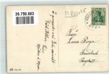 Verlag HWB Serie 181 Neujahr Kirche es schneit Postkutsche 1912 Künstlerkarte