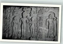 Bombay Mumbai Foto AK Denkmal Kanheri Caves Höhle