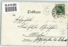 72805 W7414 Lichtenstein , Württ 1907 Lithographie Burg
