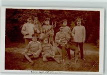 Uniform WK I Dobernann Hirschplastik Privatfoto (Militär) Gebrauchsspuren