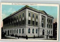 Neues Hauptgebäude Passaic N. J. Polizei Gebrauchsspuren