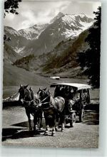 Stellwagen in den Bergen Kutsche Foto AK