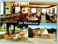 48712 W4423 Büren Foto AK Gasthaus zur Waldesecke