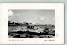 Chennai Madras 1958 Foto AK The Bathing Ghat Cape Comorin