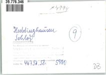 32361 W4994 Heddinghausen , Kr Lübbecke, Westf FOTO KEINE AK Schloss Crollage Foto Original aus Archiv eines Ansichtskartenverlags Ort handschriftlich