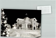 88271 W7983 Wilhelmsdorf , Württ FOTO KEINE AK Kirche Winter Nacht