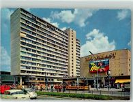 W1000 Charlottenburg Zoo Palast VW Käfer Oldtimer Hochhaus Kino Foto AK
