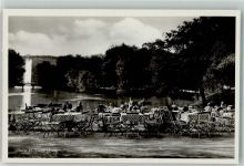 89073 W7900 Ulm , Donau Foto AK Gasthaus Friedrichsau
