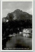 87645 W8959 Hohenschwangau Foto AK Alpsee Neuschwanstein