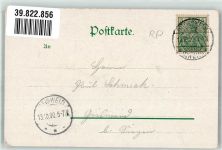 65385 W6220 Rüdesheim am Rhein Lithographie National- Denkmal
