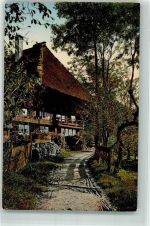 Serie 3412/12 Verlag H. & V. St. Hochstetter & Vischer Stuttgart Schwarzwaldhaus