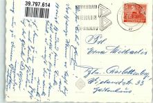 Neujahr Schornstein Schornsteinfeger 1957