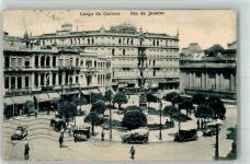 Rio de Janeiro 1921 - Auto Largo da Carioca Geschäft Denkmal