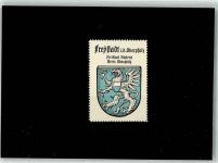92342 W8437 Freystadt , Oberpf Vignette Wappen