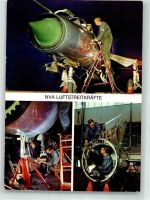NVA Luftstreitkräfte Kabinentraining Arbeit am getrennten Rumpfheck Luftwaffe nach 1945 Foto AK