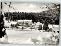 76596 W7564 Herrenwies , Baden Foto AK Kurhotel Winter Schnee
