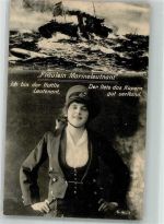Fräulein Marineleutnant Emanzipation Marine WK I 1917