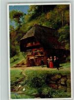 Aus dem Schapbachtal Schwarzwaldserie I Blatt 11. Hoffmann, H. Künstlerkarte