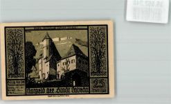07743 O6908 Lobeda 1921 Notgeldschein 25 Pfennig Lobdeburg Schloss