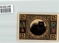 07743 O6908 Lobeda 1921 Notgeldschein 25 Pfennig Lobdeburg Schloss