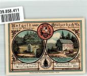 98714 O6316 Stützerbach 1921 Notgeldschein 75 Pfennig