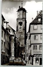 87700 W8940 Memmingen Foto AK Kirche St. Martin