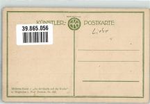 Liebespaar Küsse An der Quelle Moderne Kunst Nr. 232 Poesie / Liebe Doubek, F.B. Künstlerkarte
