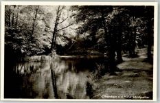 55743 W6580 Idar-Oberstein - Schlossweiher Foto Original aus Archiv eines Ansichtskartenverlags
