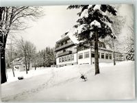 76596 W7564 Bermersbach , Murgtal Foto AK Hotel Rote Lache Winter