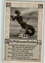 Die Wassermann Menschen Rückseite Text Sternzeichen