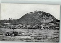 W5330 Königswinter Raddampfer Drachenfels u. Drachenburg Rheinschiff