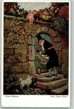 Unter Amors Schutz Wohlgemuth u. Lissner Kunstverlag No. 6018 Skarbina, H. Künstlerkarte