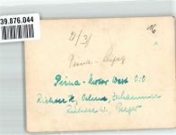 O8300 Pirna Ort handschriftlich Fußballmannschaft Privatfoto KEINE AK