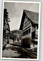 77887 W7595 Sasbachwalden Foto AK Dorfstrasse