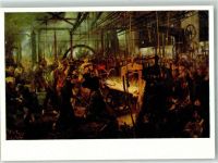 Eisenwalzwerk Eisenverarbeitung Menzel, A. Künstlerkarte