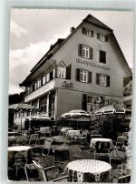 76332 W7506 Bad Herrenalb 1959 - Cafe Pension Waldschlösschen