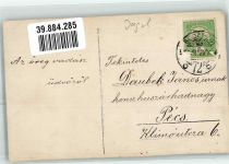 Jäger mit erlegtem Jagdtier Privatfoto AK Jagd Gebrauchsspuren
