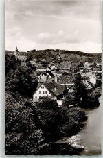76593 W7562 Gernsbach Foto AK mit Liebfrauenkirche und Jakobskirche