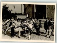 Kinder Schultüten Tornister erster Schultag Privatfoto AK