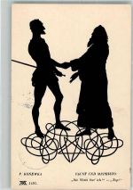 Faust und Merphisto Goethe, Johann Wolfgang Ackermann 1493 Konewka, P. 1903