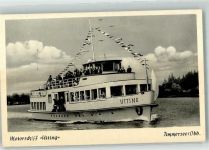 MS Utting Ammersee Binnenschiff Gebrauchsspuren