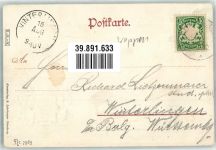 Gruss aus dem Bayernlande Wappen 1902 Prägedruck