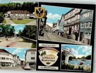 34626 W3579 Neukirchen , Knüllgeb - Schwimmbad Auto Geschäft Straße Wappen