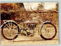 Harley-Davidson Modell J von 1915 Motorrad Werbe AK
