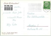 Heiliger Abend Engel Weihnachten Verlag Josef Müller Nr. 4754 Spötl, M. Künstlerkarte