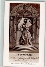 Mts. Hartley in Character of Harmonie Theaterschauspieler Künstlerkarte
