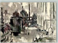 Kokerei Aral Bild Nr.3 Fabrik Künstlerkarte