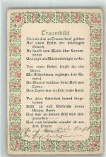 Gedicht Das Traumbild Poesie