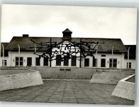 W8060 Dachau KZ-Gedenkstätte Internationales Mahnmal Jüdische Gedenkstätte Foto AK