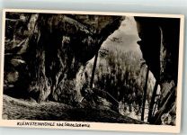O8361 Ottendorf b Sebnitz Kleinsteinhöhle Sächs. Schweiz Höhle 1964 Foto AK